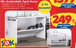 MİO AYAKKABILIK OPAK BEYAZ